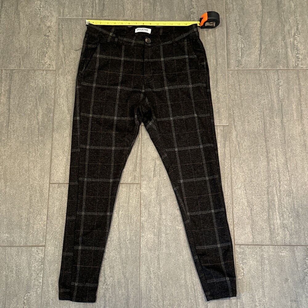 Legend London Spray On Dress Paints Black Plaid Size 32 Lightly Worn Once